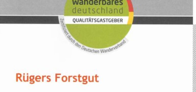 Qualitätsgastgeber Wanderbares Deutschland
