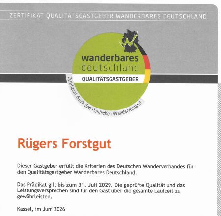 Qualitätsgastgeber Wanderbares Deutschland